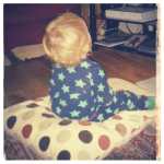 Sam watching The Lost Boys at 11pm...one mini-Aero