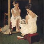 Girl at Mirror - Norman Rockwell (image credit ayay.co.uk)