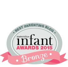 M&I Award_15 parenting blog activity Bronze