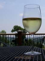 Office Mum photo: white wine