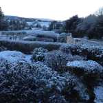 Office Mum: snow covered garden