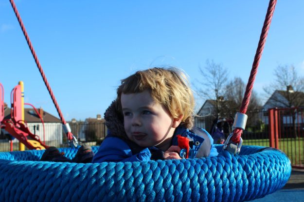 Boy in playground - Office Mum