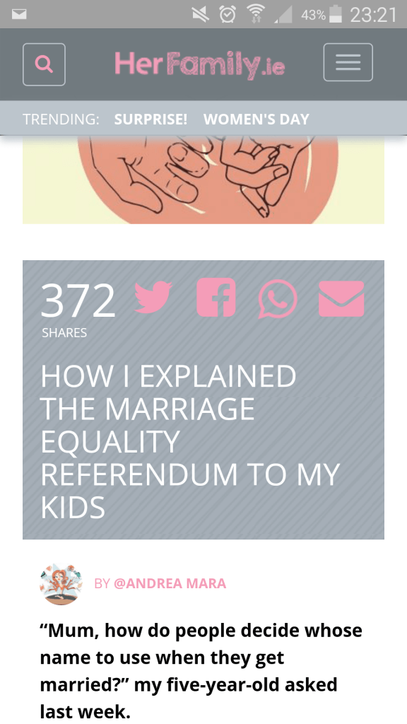 Marriage Referendum Office Mum Her Family.ie