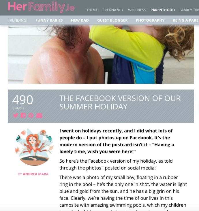 Her Family article - Andrea Mara