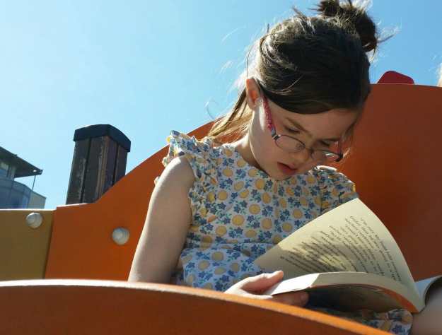 The top of the slide is as good a place as any to read I guess