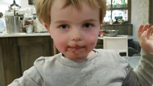 Who me? What chocolate?