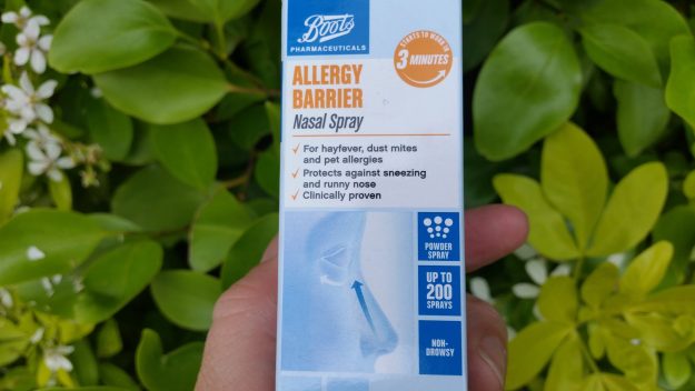 Boots Allergy Barrier Nasal Spray - hay fever - Office Mum