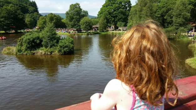 The view from the top of the pirate ship