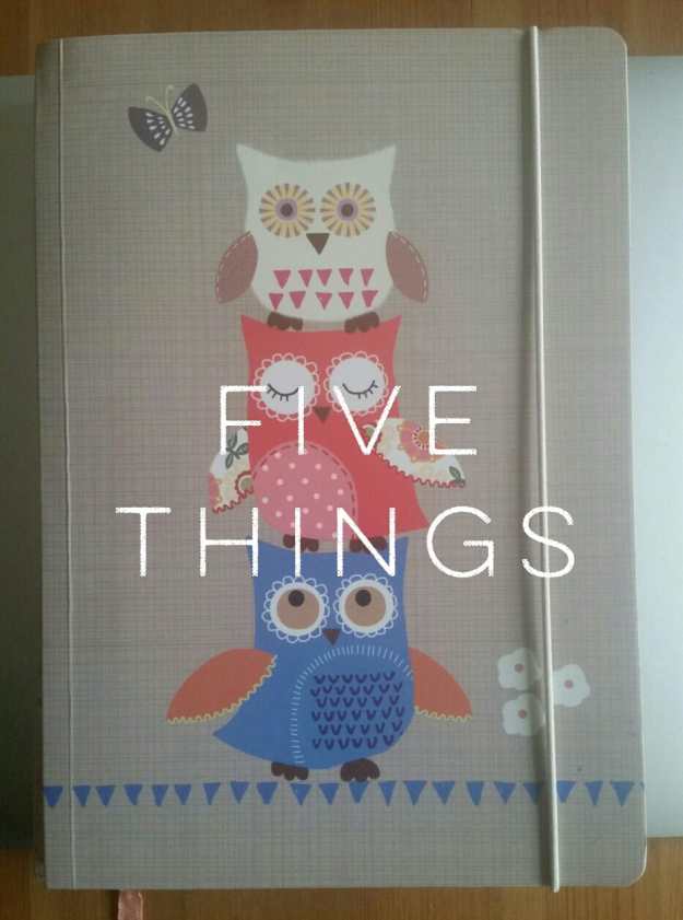 five things notebook - office mum