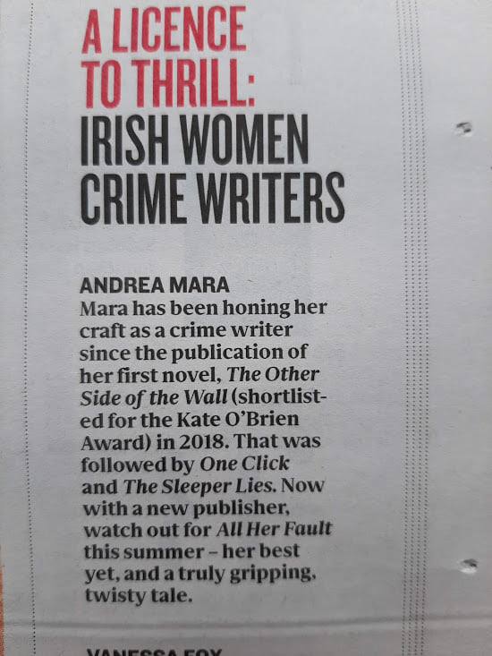 Andrea Mara All Her Fault 